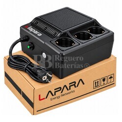 SAI 600VA 300W Offline | Lapara LA-SCD-600 3 tomas Schuko